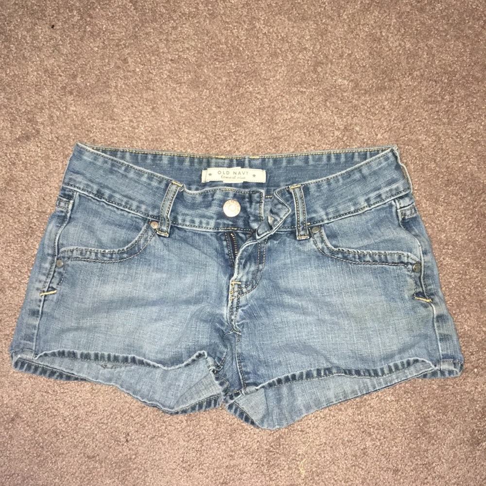 Blue jean shorts